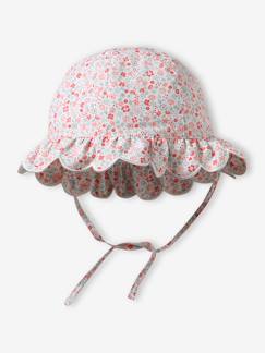 Baby-Babymuts voor meisjes met een geschulpte afwerking