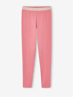 Meisje-Legging-Meisjes legging met iriserende riem