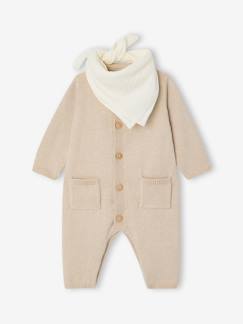 Baby-Babyset-Combiset bandanaslabbetje jongen katoen