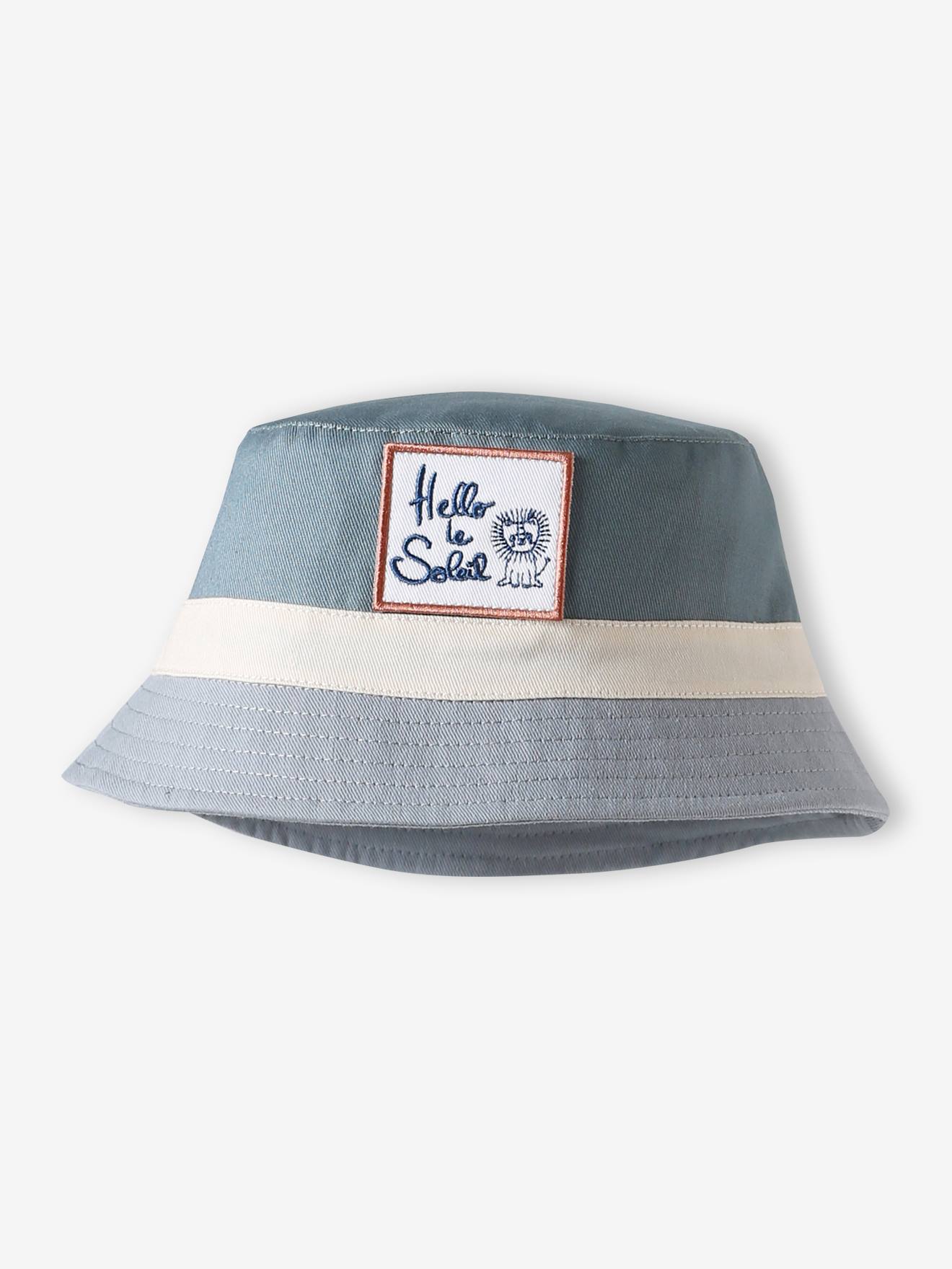 Colorblock muts babyjongens saliegroen