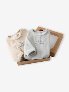 Baby-Pyjama, surpyjama-Set van 2 pyjama's voor babyjongens in fluweel / velours