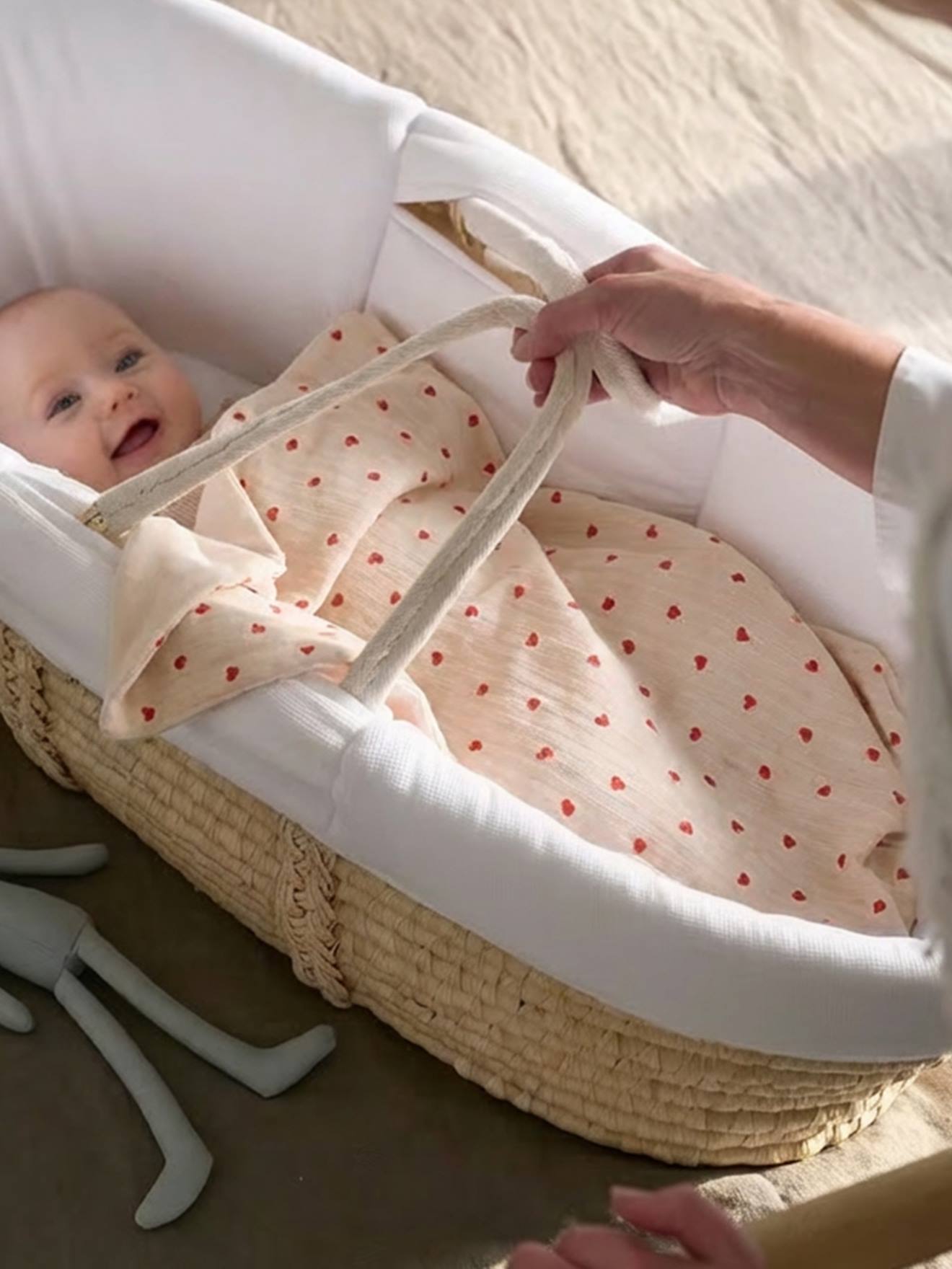 Wicker reiswieg vertbaudet natuurlijk afbeelding 1