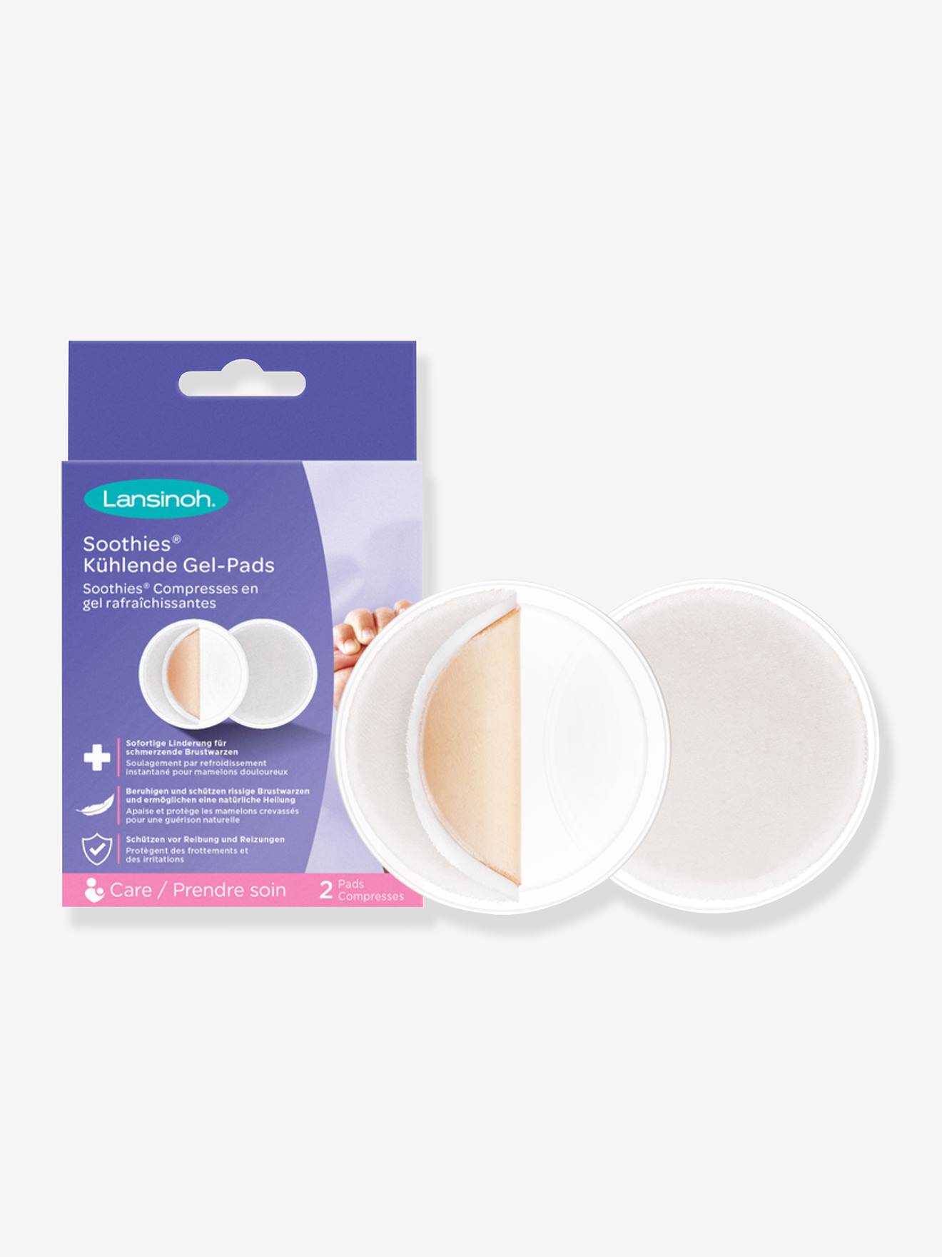 Set van 2 verfrissende kompressen Soothies LANSINOH wit