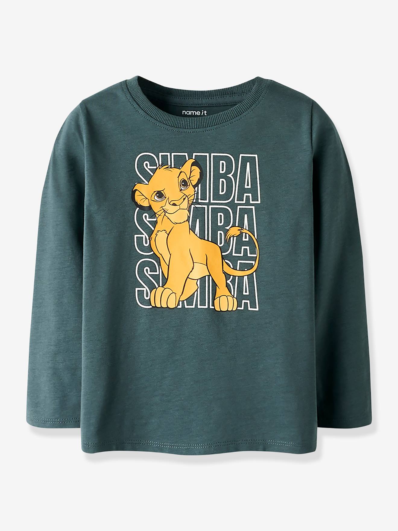 Shirt SIMBA jongen NAME IT leigrijs