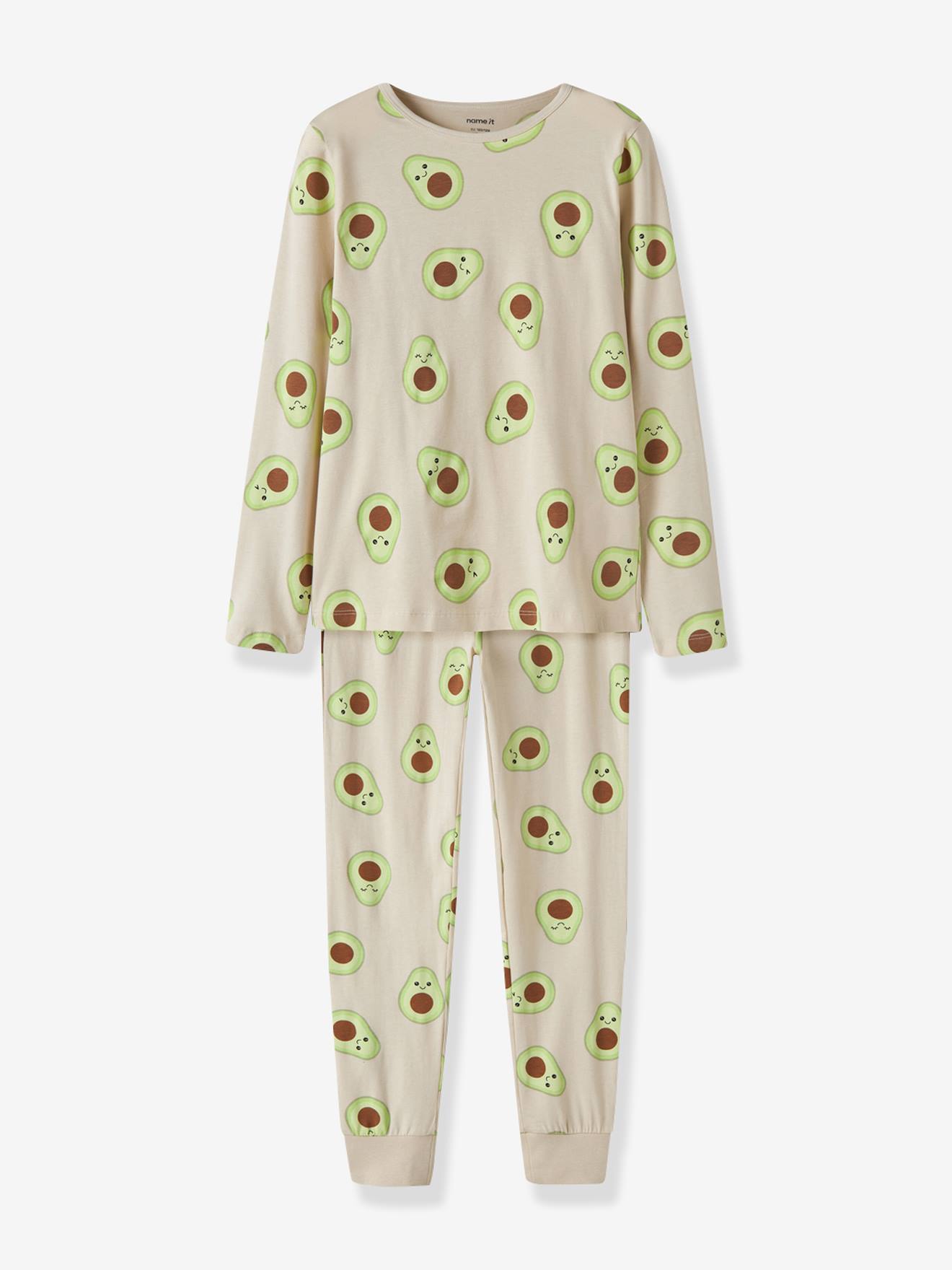 Pyjama meisje Avocado NAME IT ecru