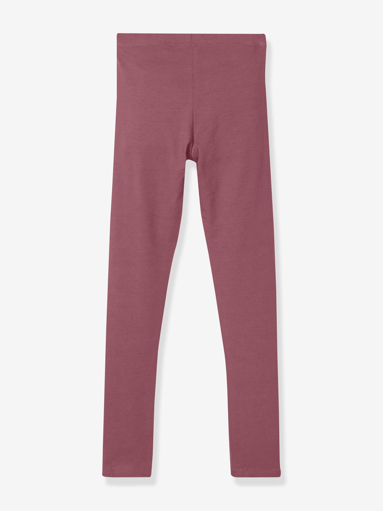 Legging meisjes stretchkatoen NAME IT rozenhout