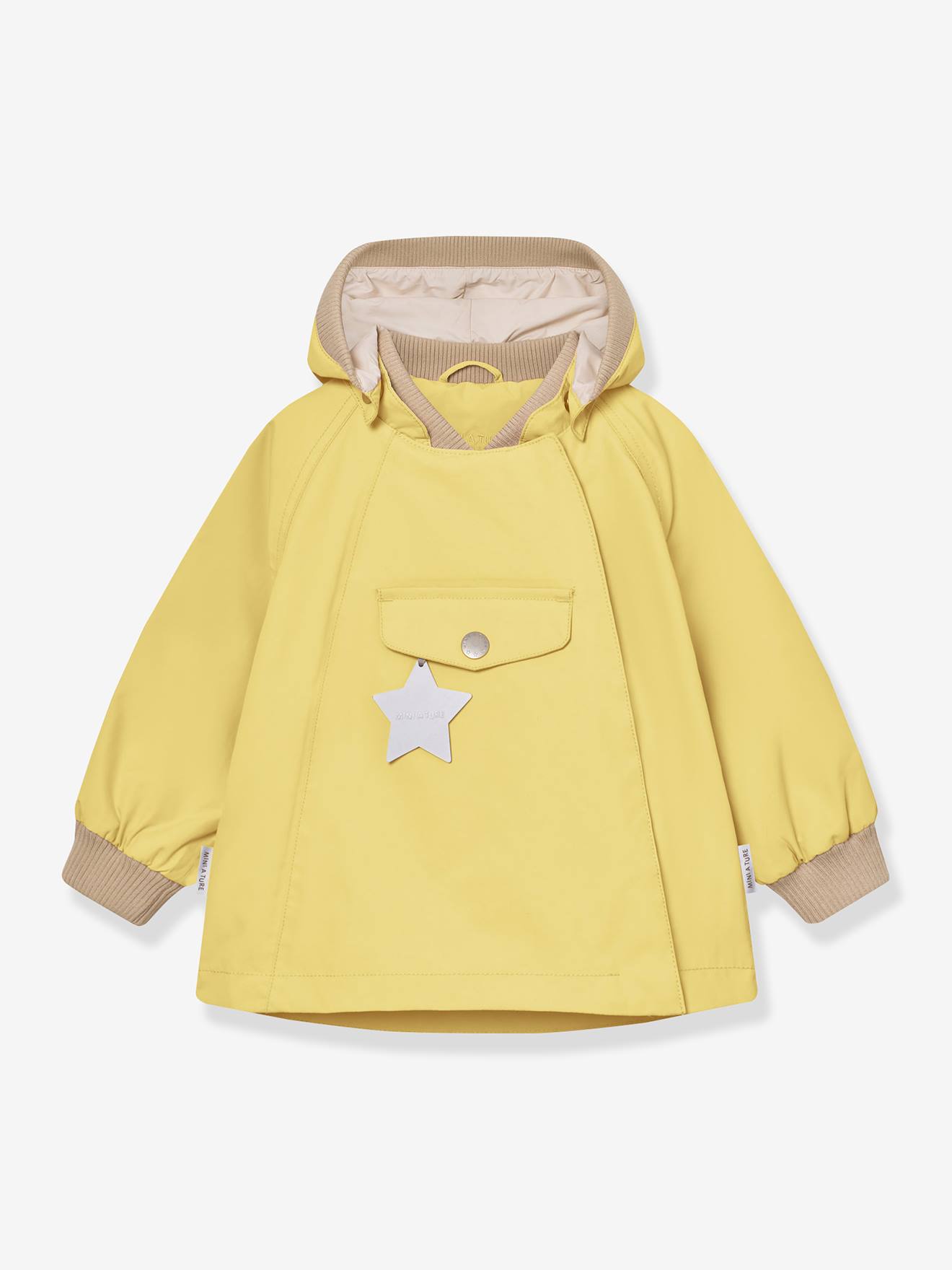 Tussenjas voor babymeisjes MATWAI MINI A TURE geel