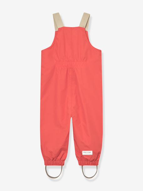 Waterdichte salopet baby MATWALENTAYA MINI A TURE donkerblauw+saliegroen+terracottategel - vertbaudet enfant 
