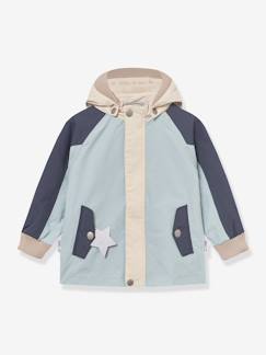 Jongens-Gevoerde babyjas met capuchon MATWALLY MINI A TURE