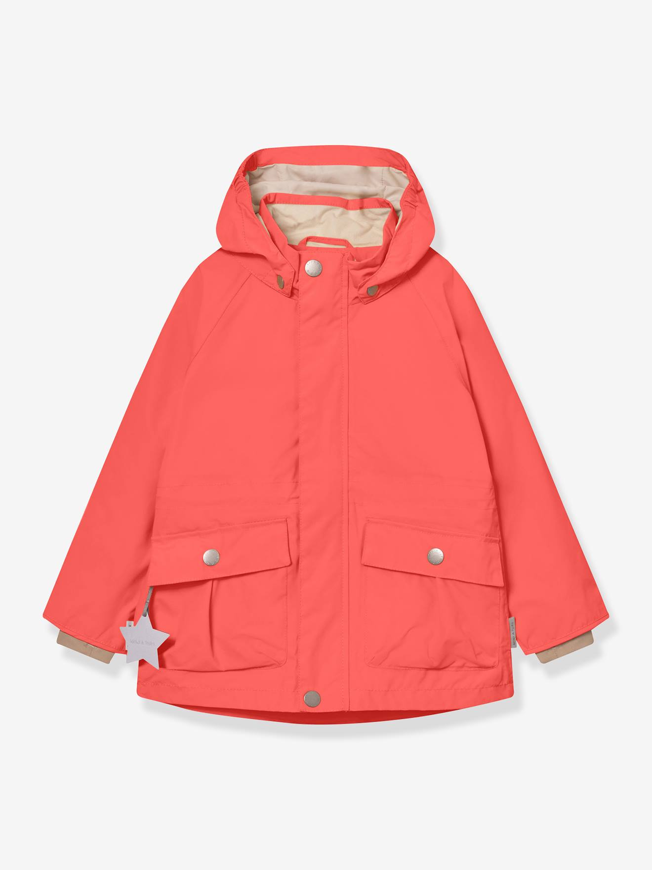 Meisjesparka voor het tussenseizoen MATALLURE MINI A TURE terracottategel