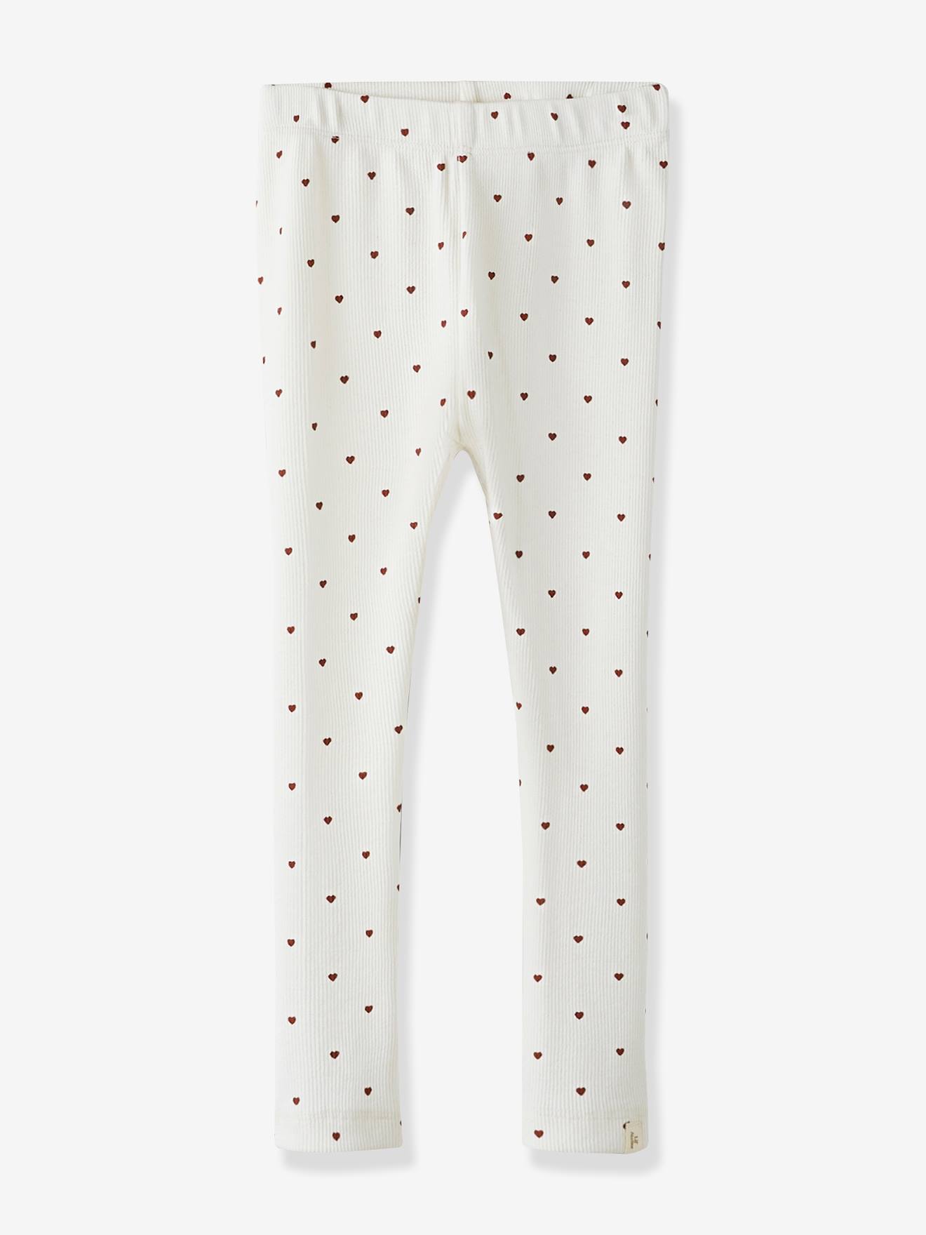 Legging meisjes LIL'ATELIER MINI c½urs ecru