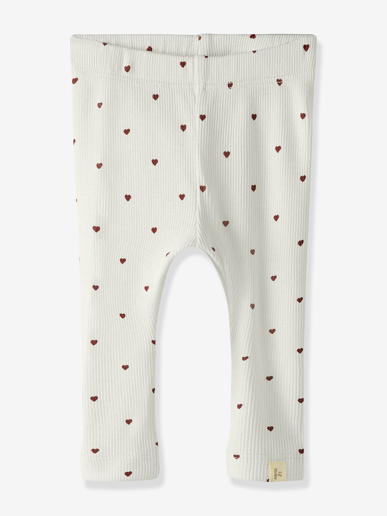 Legging babymeisje LIL'ATELIER BABY c½urs ecru