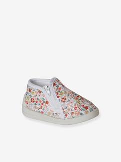 Schoenen-Baby schoenen 17-26-Canvas sloffen met rits voor baby's