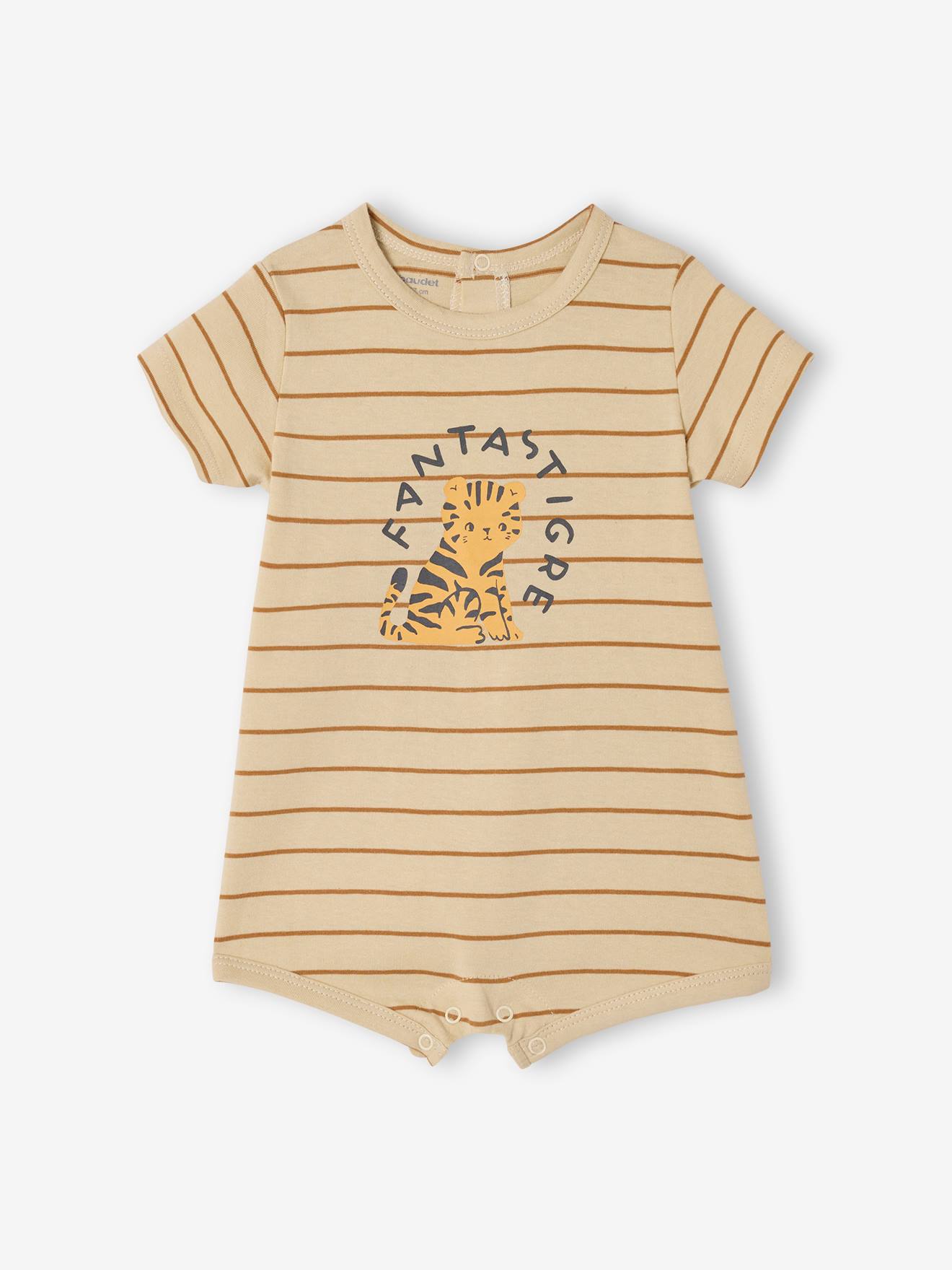 Combishort baby jersey ecru