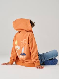 Jongens-Sweater met rits voor jongens met capuchon