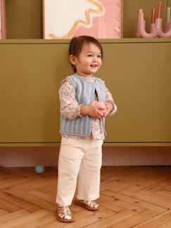Baby-Broek baby meisjes gekreukelde tricot