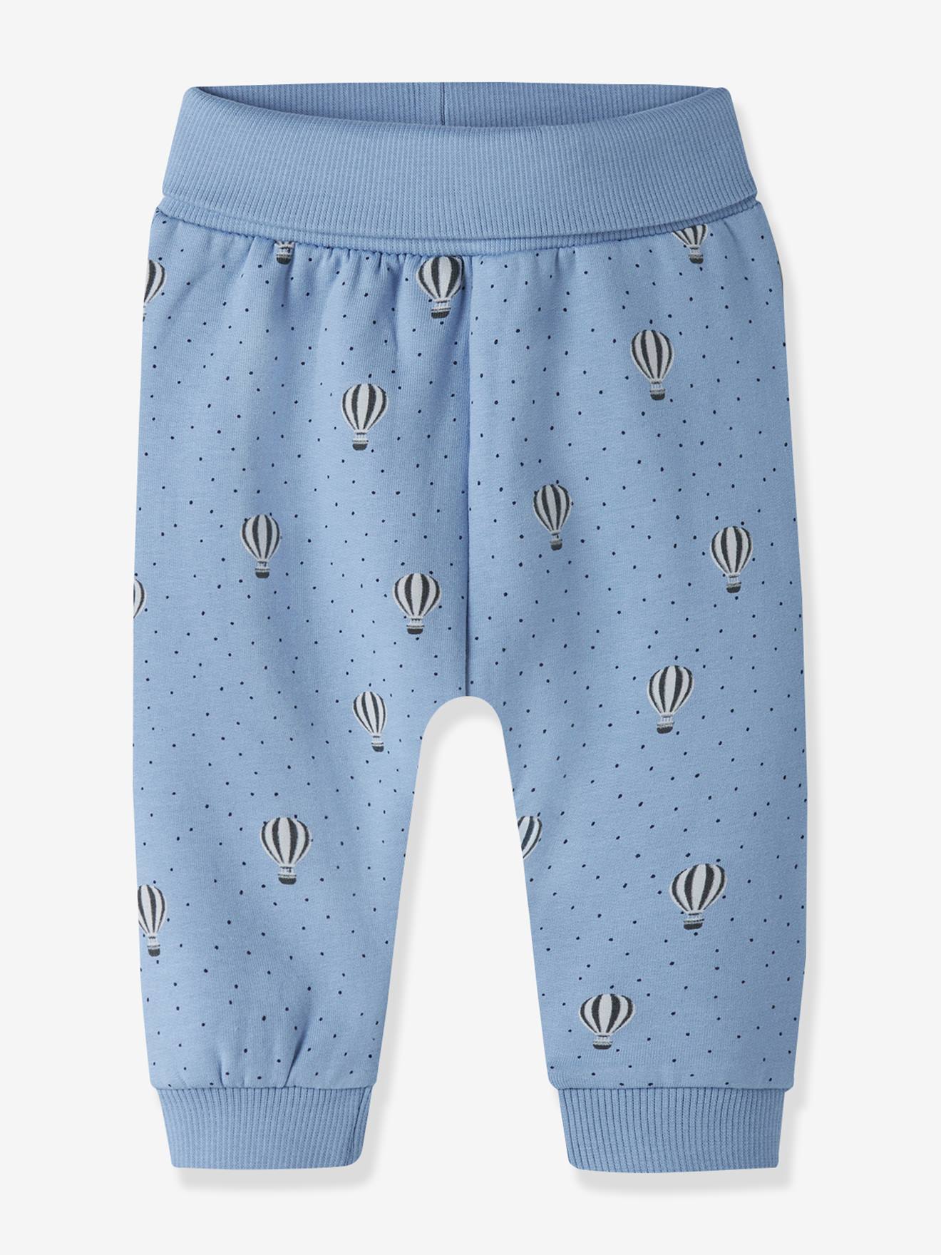 Joggingbroek voor babyjongens van NAME IT hemelsblauw