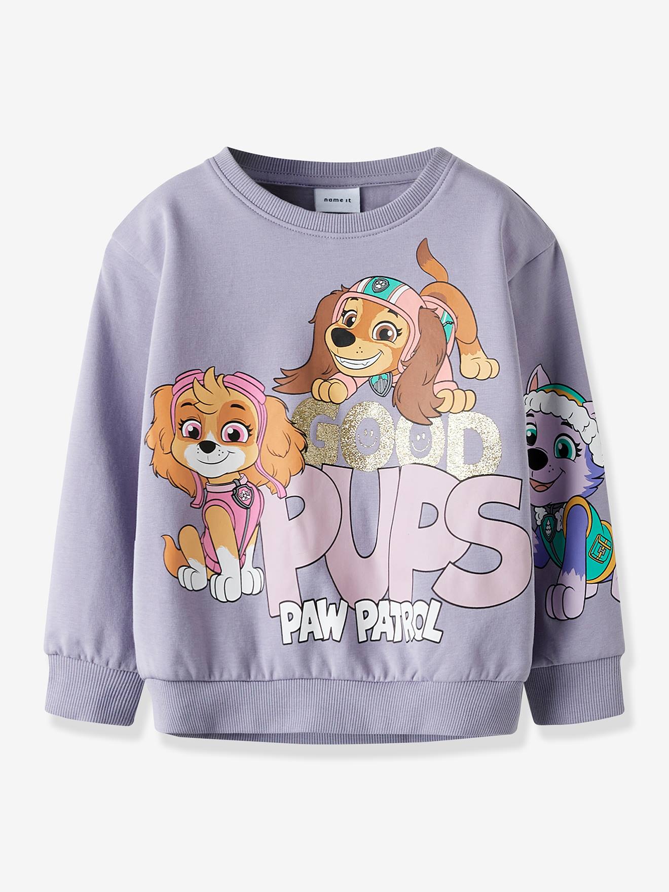 Sweater PAW PATROL meisje NAME IT lavendel