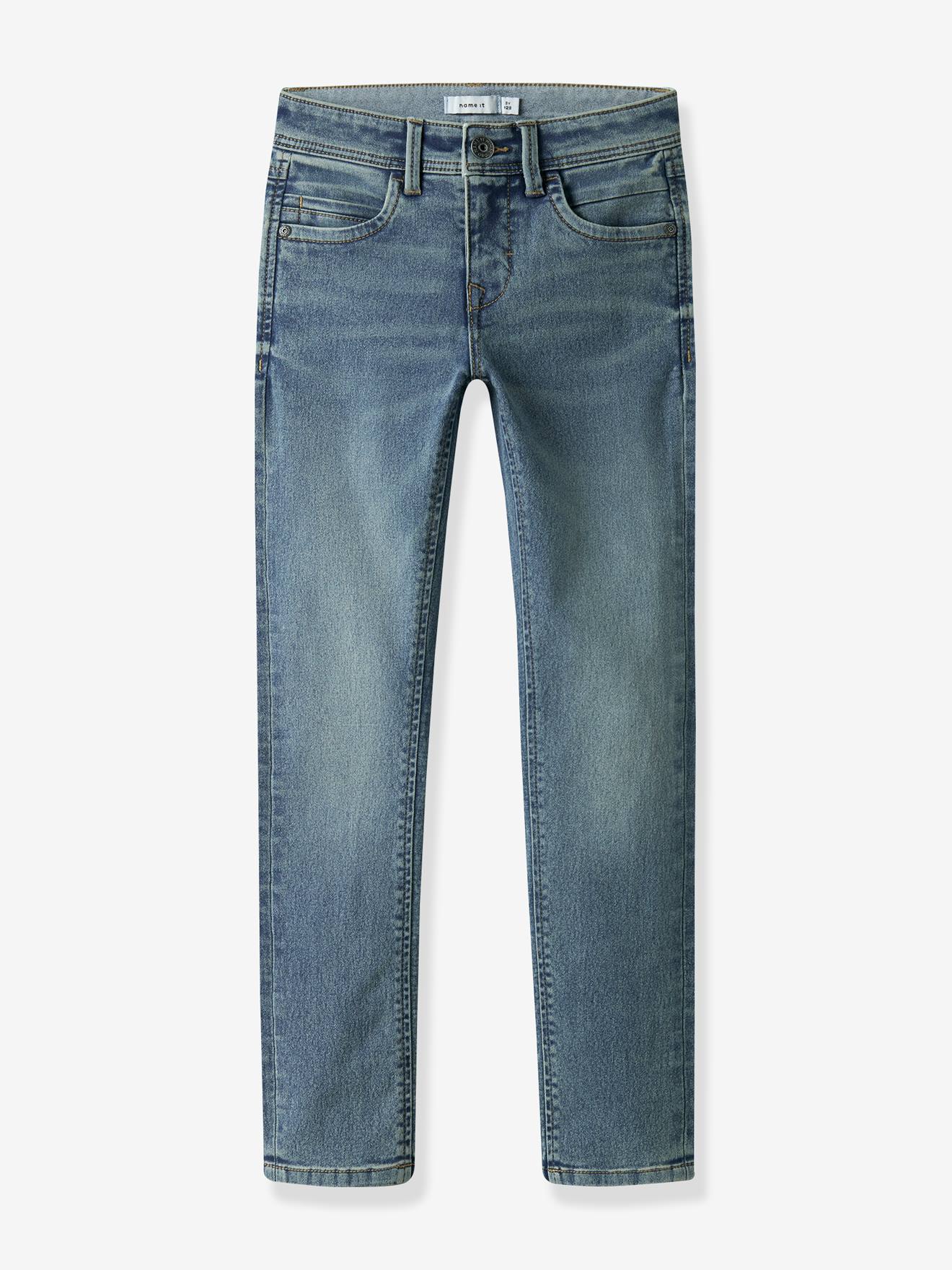 Skinny jeans voor jongens van NAME IT jeansblauw