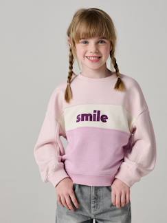 Colorblock sweater voor meisjes  - vertbaudet enfant
