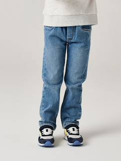 Jongens-Jean-Onverwoestbare rechte relaxjeans jongens, eenvoudig aan te trekken