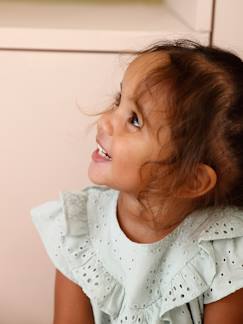 Baby-Blouse voor babymeisjes met Engels borduurwerk