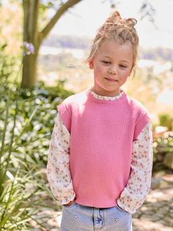 Trui 2 in 1 meisjesmouwen  - vertbaudet enfant