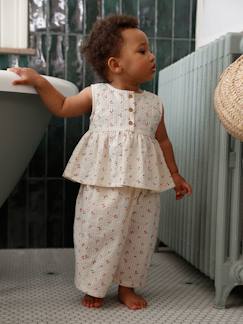 Baby-Babyset met top en wijde broek voor baby