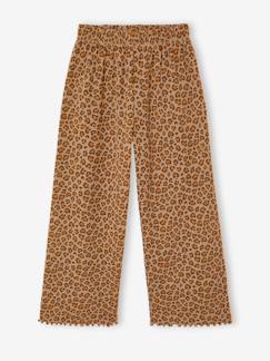 Meisje-Legging-Meisjes legging in ribgebreide stof