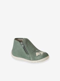 Schoenen-Baby schoenen 17-26-Sloffen baby zacht leer met rits
