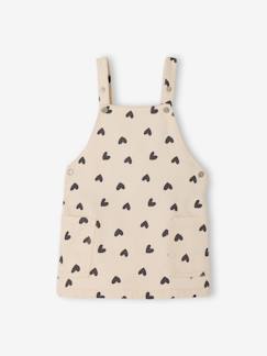 -Salopet jurk voor babymeisjes met hartjes