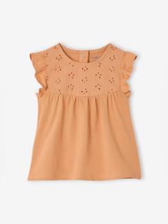 Baby-T-shirt, souspull-T-shirt-T-shirt met korte mouwen voor babymeisjes, geborduurd