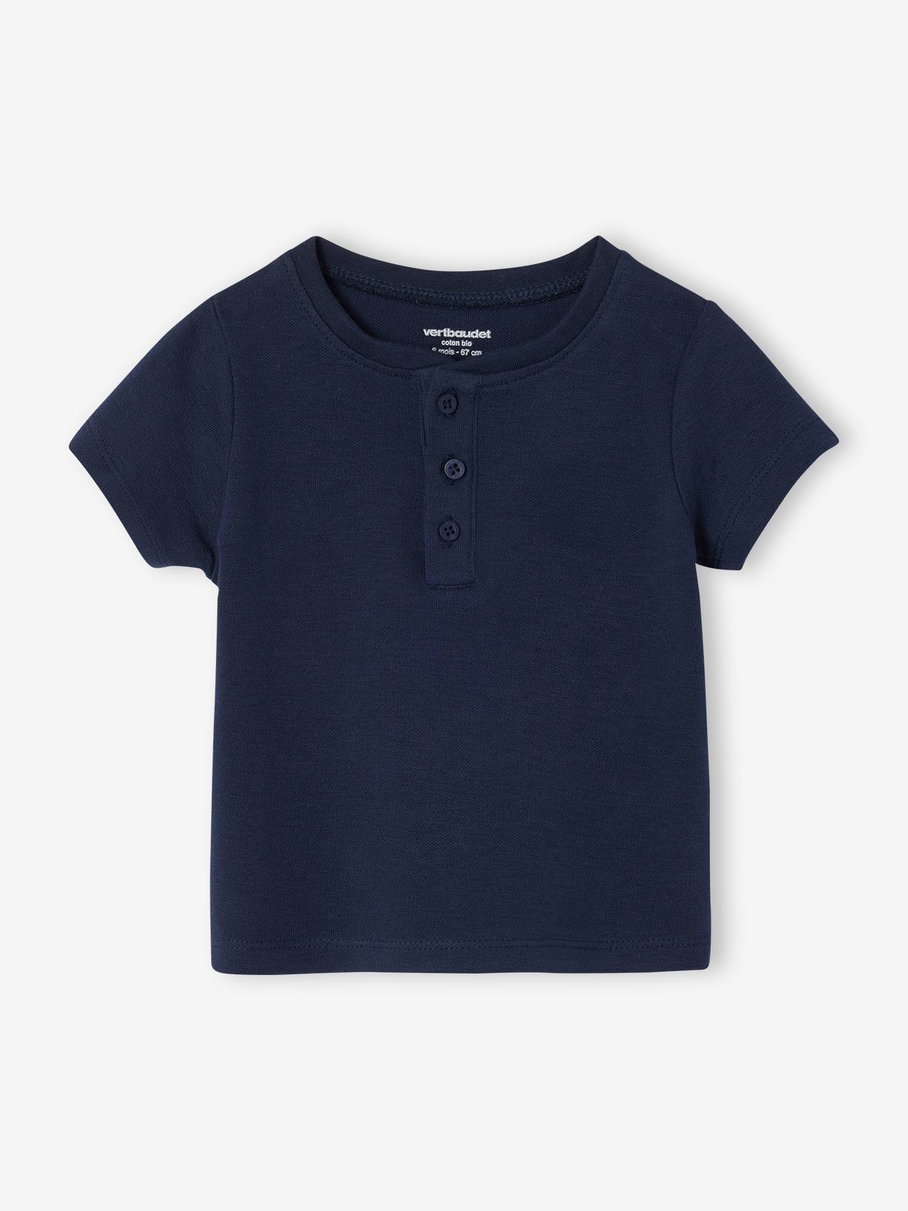 Polo met korte mouwen, te personaliseren marineblauw