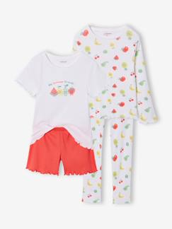 Set pyjama's voor meisjes met lange mouwen  - vertbaudet enfant