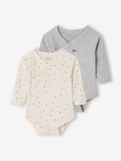 Baby-Set van 2 body's baby met lange mouwen