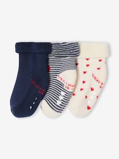 Baby-Set van 3 paar sokken « c½urs » babymeisje
