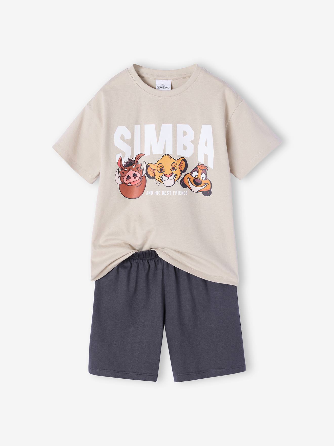 Pyjamashort jongen ROI LION klei