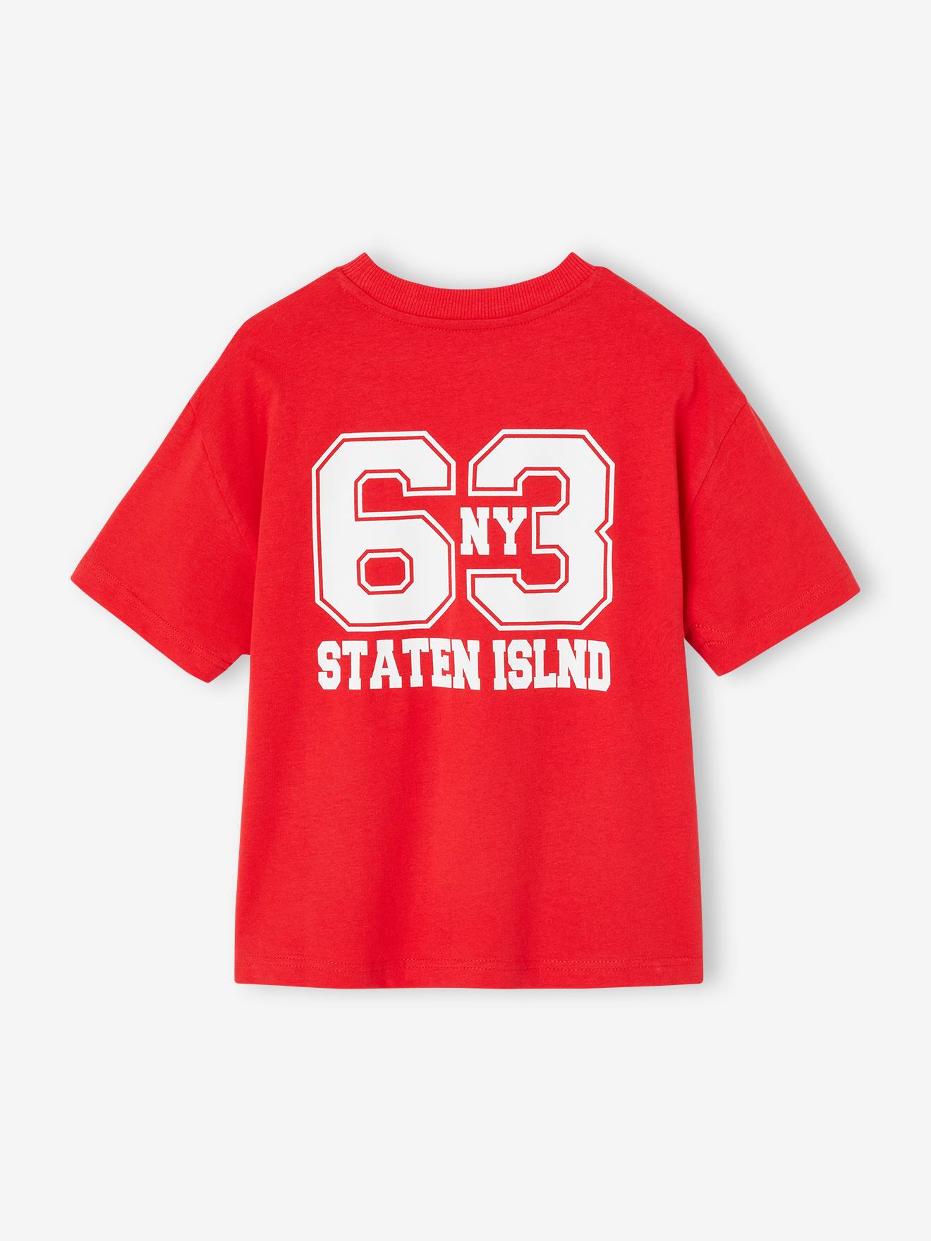 T-shirt jongens sport rood