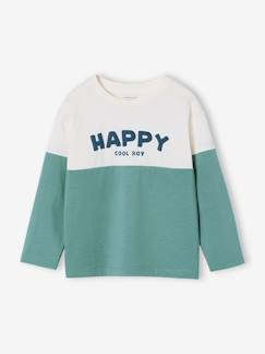 Jongens-T-shirt, poloshirt, souspull-T-shirt-Sweater met lange mouwen met kleurblokken