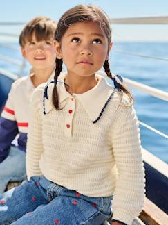 Trui voor meisjes van fantasiebreisel  - vertbaudet enfant