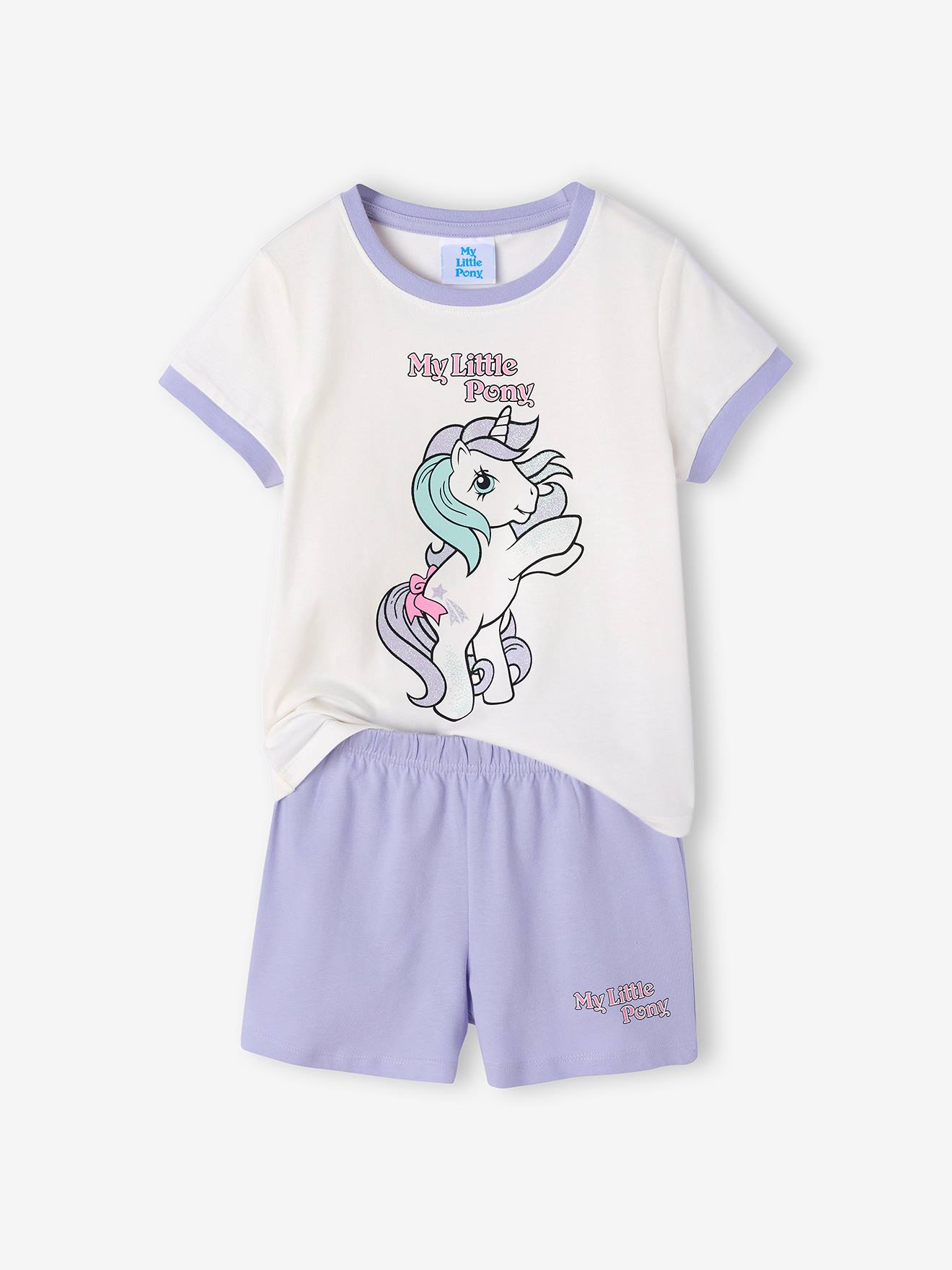 Pyjamashort meisjes MON PETIT PONEY lila afbeelding