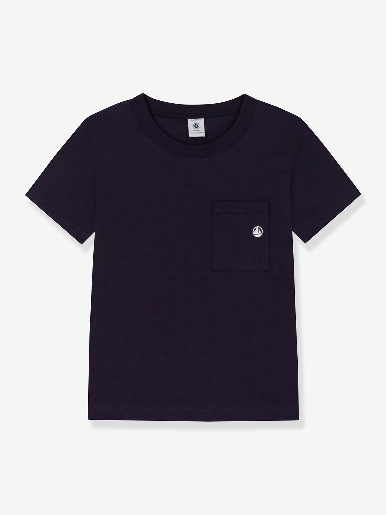 T-shirt PETIT BATEAU marineblauw