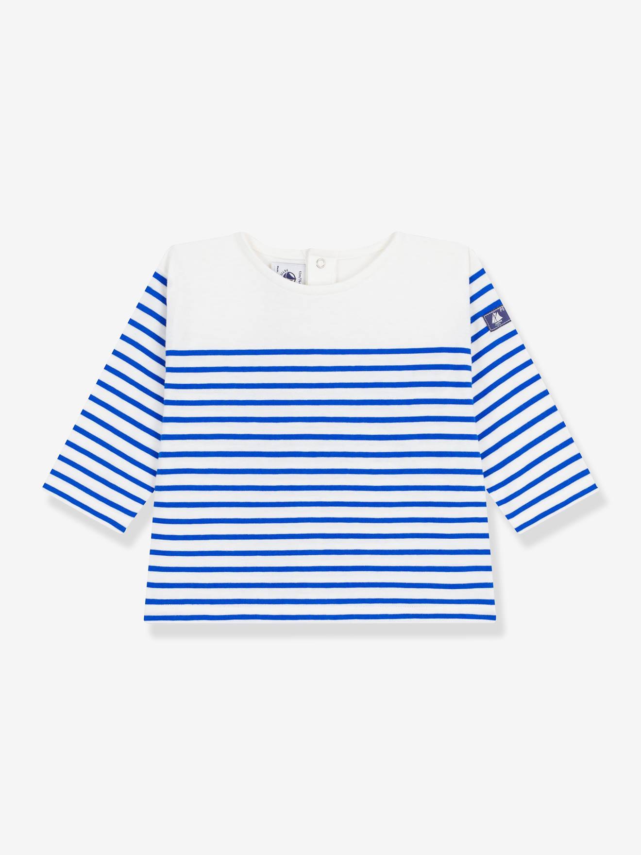 T-shirt met lange mouwen voor baby's wit