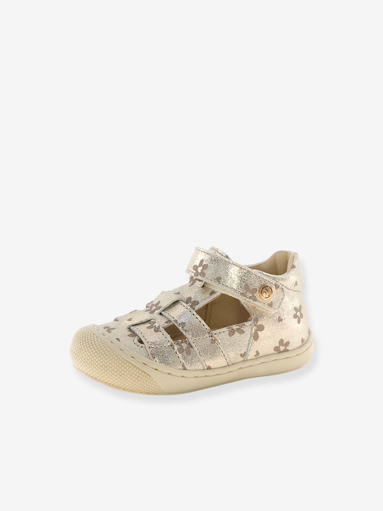 Naturino klittenbandlaars goud