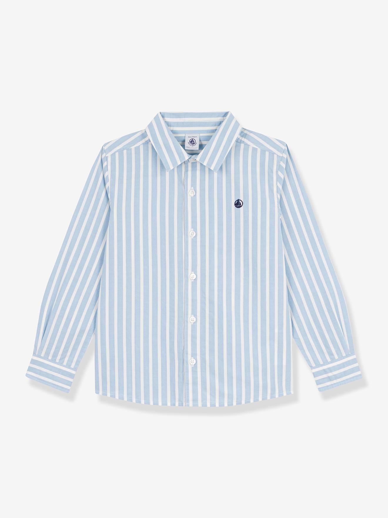 Kinderhemd PETIT BATEAU hemelsblauw