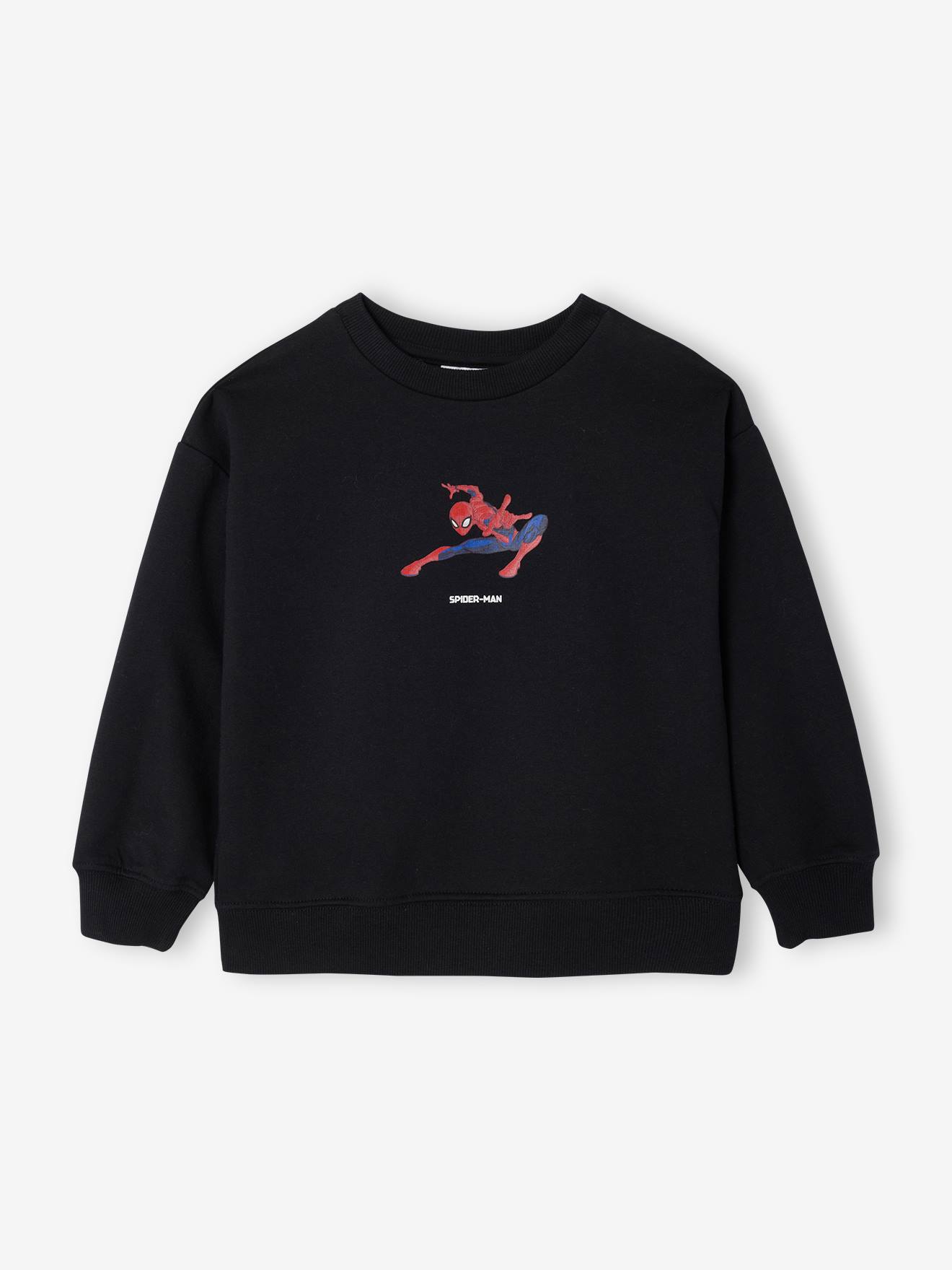 SPIDERMAN sweater voor jongens zwart