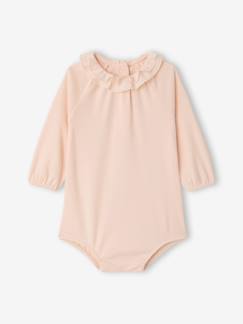 Baby-Body-Body baby meisjes kraag met ruches lange mouwen