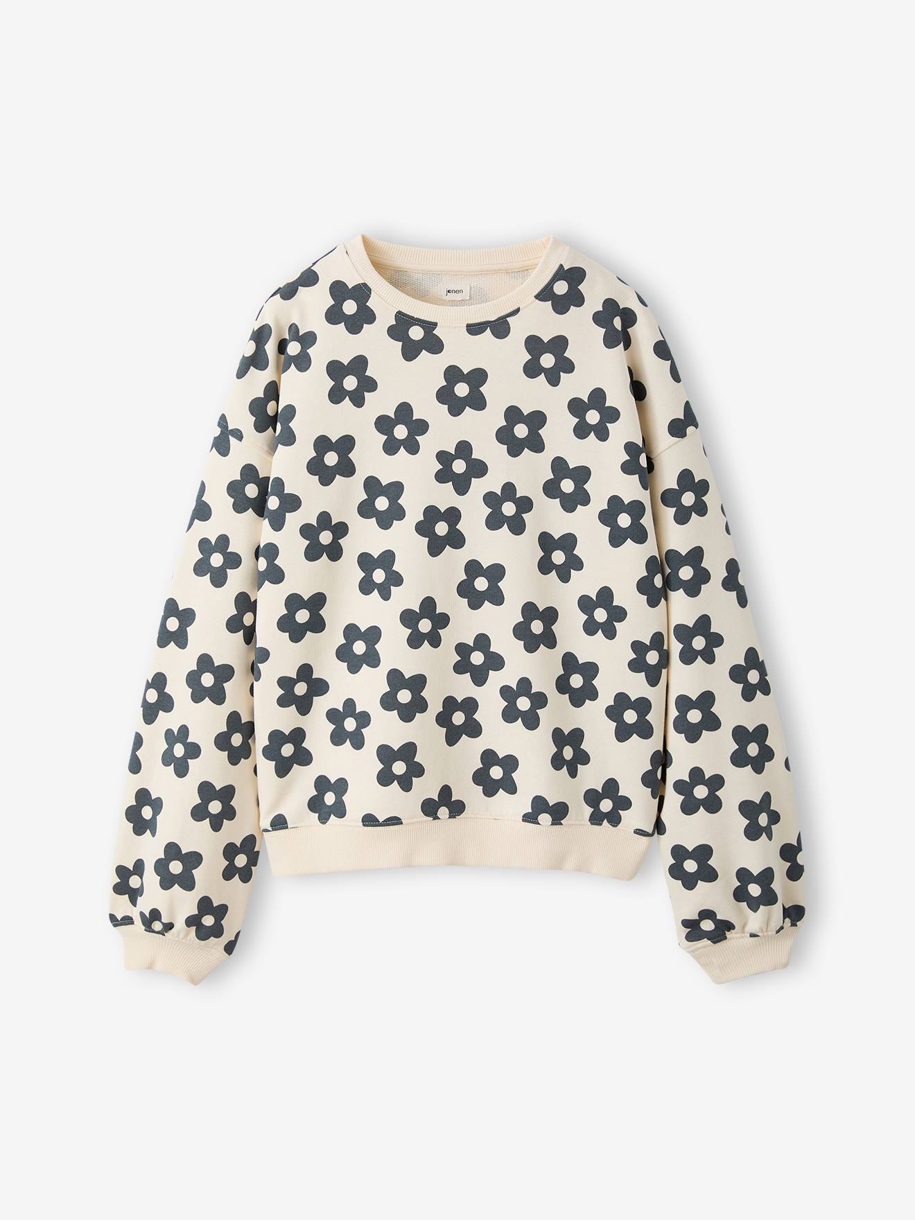 Sweater met wijde pasvorm vanille