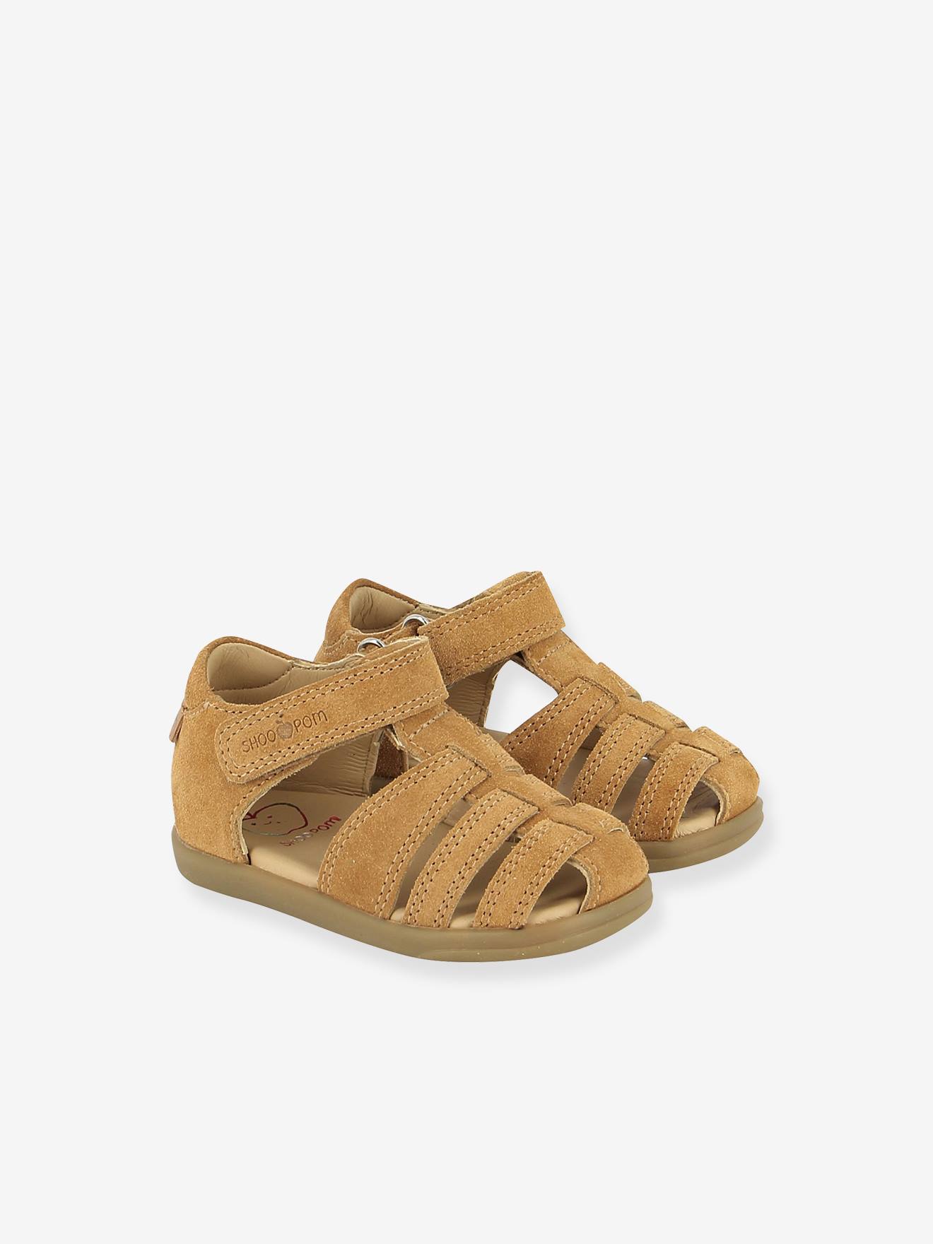 Pika Tonton SHOO POM sandalen voor meisjes kameel