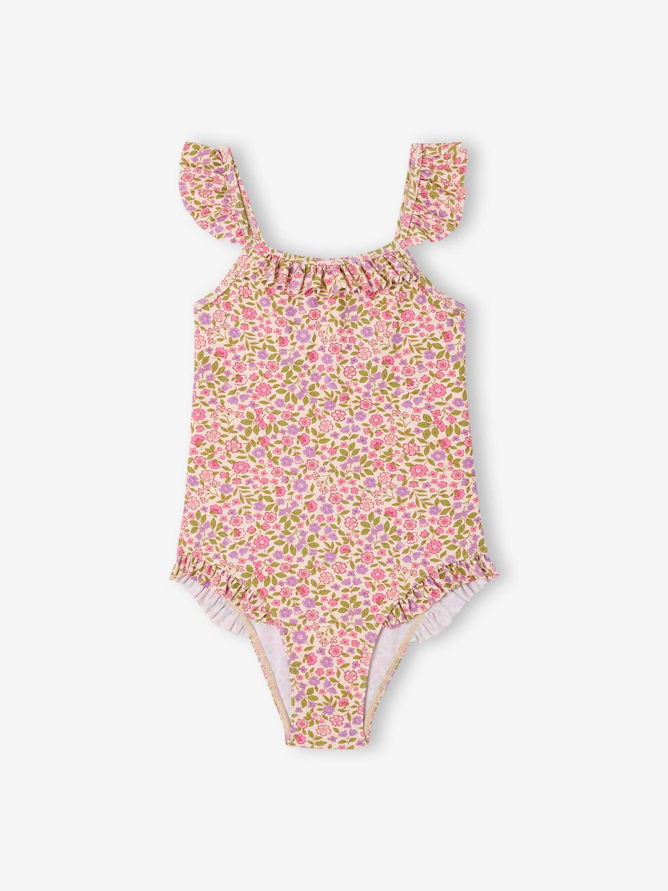Badpak voor meisjes lichtroze